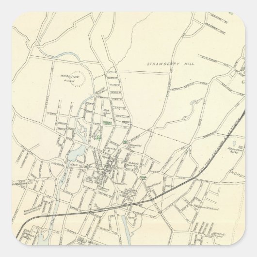 Sticker Carré Stamford (Devant)