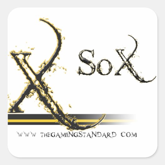 Sticker Carré standard de jeu (Devant)