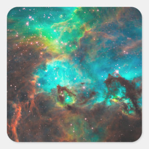 Sticker Carré Star Cluster NGC 2074