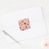 Sticker Carré Starfish Shells : Motif scandinave (Enveloppe)