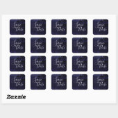 Sticker Carré Starry Night Celestial Enregistrer l'autocollant D (Feuille)