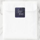 Sticker Carré Starry Night Celestial Enregistrer l'autocollant D (Sac)