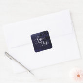 Sticker Carré Starry Night Celestial Enregistrer l'autocollant D (Enveloppe)