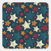 Sticker Carré Starry Night Chaos (Devant)
