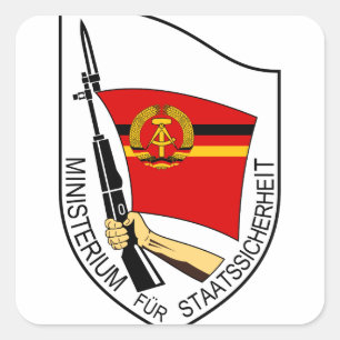 Sticker Carré Stasi - DDR (Deutsche Demokratische Republik)
