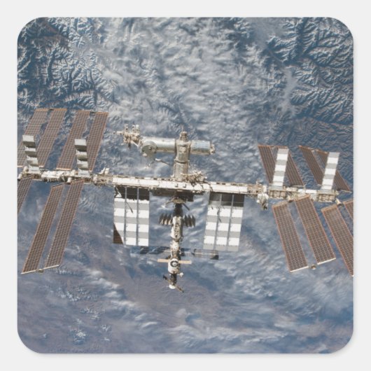 Sticker Carré Station spatiale internationale 8 (Devant)