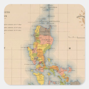 Sticker Carré Stations Météo Sismique No 5