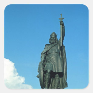 Sticker Carré Statue d'Alfred le grand