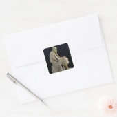 Sticker Carré Statue de Chrysippus le philosophe grec (Enveloppe)