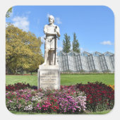 Sticker Carré Statue Sir William Wallace (Devant)
