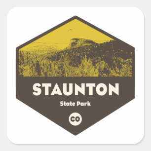 Sticker Carré Staunton State Park Colorado