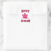 Sticker Carré Stay as (Sac)