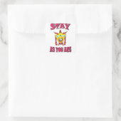 Sticker Carré Stay as (Sac)