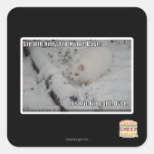 Sticker Carré Stealth Kitty 1 (Devant)