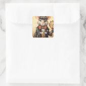 Sticker Carré Steampunk de Goudawhisk (Sac)