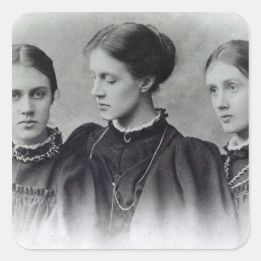 Sticker Carré Stella, Vanessa et la Virginie Stephen, c.1896 (Devant)