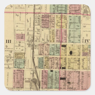 Sticker Carré Steubenville, Ohio