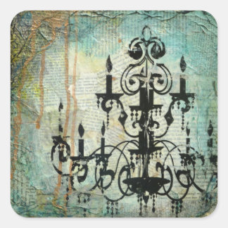 Sticker Carré Stick de lustre 'Vision to have'