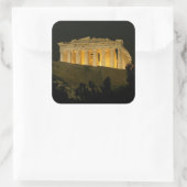 Sticker Carré Stick Parthenon at Night (Sac)