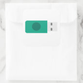 Sticker Carré Stick USB (Sac)