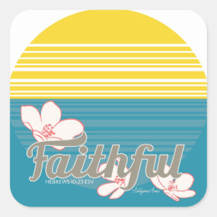 Sticker Carré Sticker-Faithful