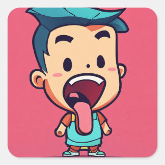 Sticker Carré "Stickers de vinyle à l'oeil pour la personnalisat