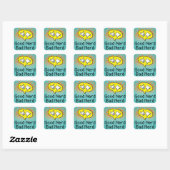 Sticker Carré Stickers, Glossy (Feuille)
