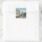 Sticker Carré Stock-im-Eisen-Platz, avec St Stephan (Sac)