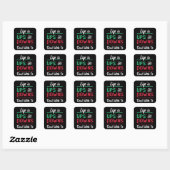 Sticker Carré Stock Market Life Est Ups Et Downs Trader (Feuille)