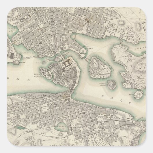 Sticker Carré Stockholm (Devant)