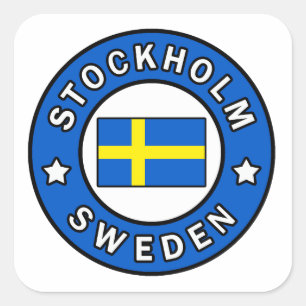 Sticker Carré Stockholm Suède