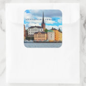 Sticker Carré Stockholm, Suède (Sac)