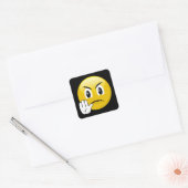 Sticker Carré Stop Hands Emoji (Enveloppe)