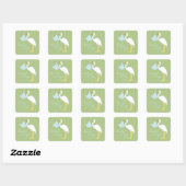 Sticker Carré Stork Boy (Feuille)