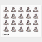 Sticker Carré Stortime Teddy Bear (Feuille)