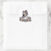 Sticker Carré Stortime Teddy Bear (Sac)
