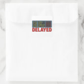 Sticker Carré Story of My Life Delayed Travel (Sac)