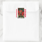 STICKER CARRÉ STRAWBERRY COUGH SATIVA (Sac)