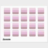 Sticker Carré Striped ombre (Feuille)