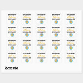 Sticker Carré Student Delivery Specialist bl (Feuille)