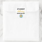 Sticker Carré Student Delivery Specialist bl (Sac)