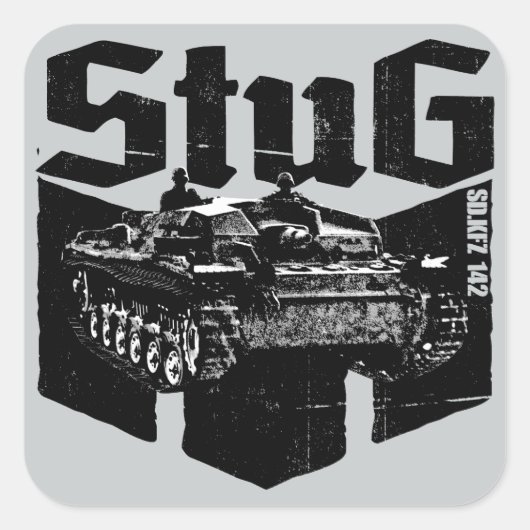 Sticker Carré StuG III (Devant)