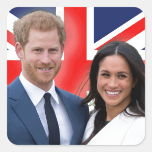 Sticker Carré Stunning ! Marque du Prince Harry et Meghan