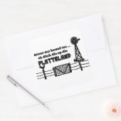 Sticker Carré Stuur mon orteil hémiel ... (Enveloppe)