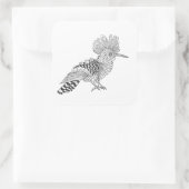 Sticker Carré Style Bird (Sac)