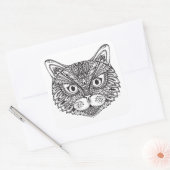 Sticker Carré Style Cat (Enveloppe)