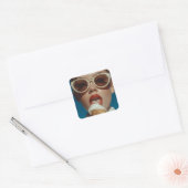 Sticker Carré Style de crème glacée estivale gras (Enveloppe)