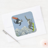 Sticker Carré Style et capacité (Enveloppe)