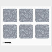 Sticker Carré Style Hipster Coral Reef (Feuille)