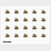 Sticker Carré Style Vinyl Argent Original (Feuille)
